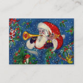 CARTE DE VISITE NUIT DE NOËL / SANTA CLAUS (Dos)