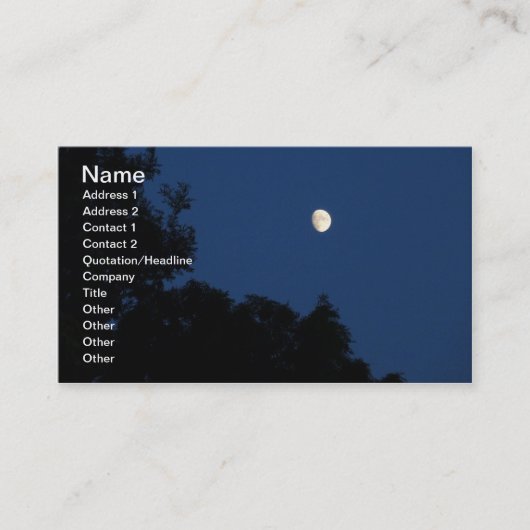 Carte De Visite Nuit d'été (Devant)