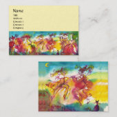 Carte De Visite NUIT DU CARNAVAL / Mascarade vénitienne,, Musique  (Devant / Derrière)