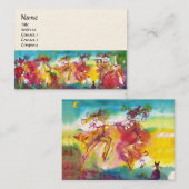 Carte De Visite NUIT DU CARNAVAL / Mascarade vénitienne, Musique d (Devant / Derrière)