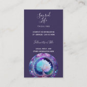 Carte De Visite Nuit étoilée | Arbre de vie (Dos)