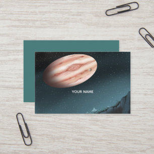 Carte De Visite Nuit mystérieuse où des étoiles géantes sont visib
