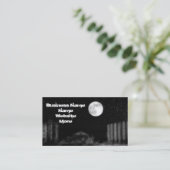 Carte De Visite Nuit Pleine lune (Debout devant)