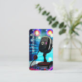 Carte De Visite Nuits karaoké (Debout devant)