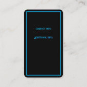 Carte De Visite Nuits karaoké (Dos)