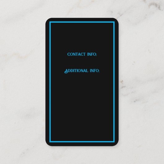 Carte De Visite Nuits karaoké (Dos)