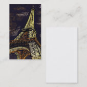 Carte De Visite nuits parisiennes (Devant / Derrière)