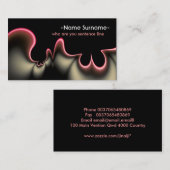 carte de visite numérique (Devant / Derrière)