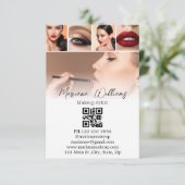 carte de visite numérique code qr 5 carte photos (Debout devant)