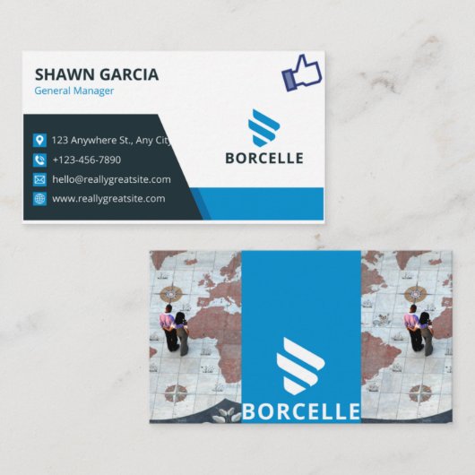 Carte de visite numérique imprimable (Devant / Derrière)