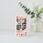 Carte de visite numérique pour Instagram Makeup Ar (Debout devant)