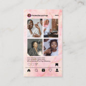 Carte de visite numérique pour Instagram Makeup Ar (Devant)