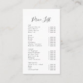 Carte De Visite Numérisation simple et moderne pour payer le tarif (Devant)