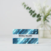 Carte De Visite Numéro électronique de technologie Arrière - plan (Debout devant)