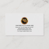 Carte De Visite Numéros de danse Comptes d'ondes (Dos)