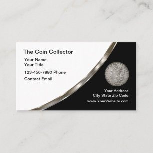 Carte De Visite Numismatic Dealer de pièces rares