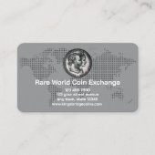 Carte De Visite Numismatist Coin Shop (Devant)