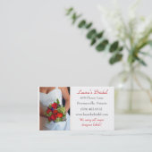 Carte de visite nuptial (Debout devant)