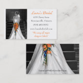 Carte de visite nuptiale (Devant / Derrière)