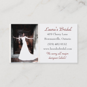 Carte de visite nuptiale