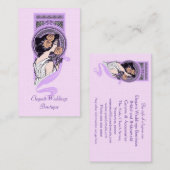 Carte de visite nuptiale de boutique de nouveau (Devant / Derrière)