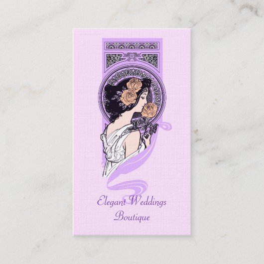 Carte de visite nuptiale de boutique de nouveau (Devant)