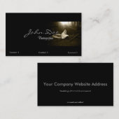 Carte de visite nuptiale de photographe de mariage (Devant / Derrière)