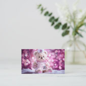Carte De Visite Nurse Bear RN, LVN, LPN, Gardien (Debout devant)