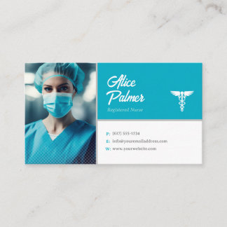 Carte De Visite Nurse | Medical Professional