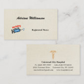 Carte De Visite Nurses Call the Shots special personalized (Devant / Derrière)