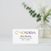 Carte de visite NuSpira (Debout devant)