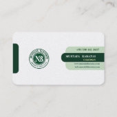 CARTE DE VISITE NUSTAFA B (Dos)