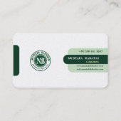 CARTE DE VISITE NUSTAFA B (Dos)