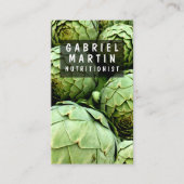 Carte De Visite Nutriist Health Coach Chef Diet Légumes Photo (Devant)