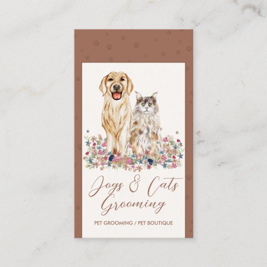 Carte De Visite Nutrition pour chiens et chats (Devant)