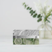 Carte De Visite Nutrition Thérapeute Santé et bien-être (Debout devant)