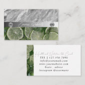 Carte De Visite Nutrition Thérapeute Santé et bien-être (Devant / Derrière)