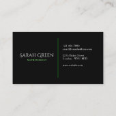 Carte De Visite Nutritionniste (Dos)