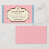 Carte De Visite Nutritionniste diététique - Pois mignon (Devant / Derrière)