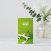 Carte De Visite Nutritionniste diététiste créatif et unique (Debout devant)