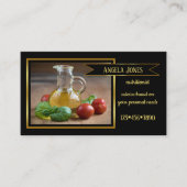 Carte de visite nutritionniste diététiste professi (Devant)