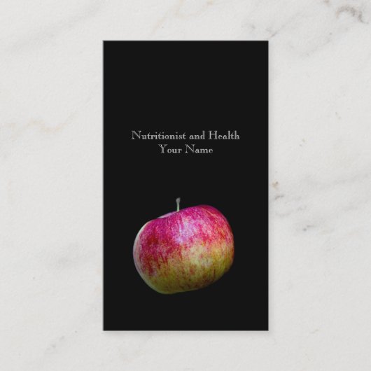 Carte De Visite Nutritionniste et santé (Devant)