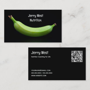Carte De Visite 🍌 Nutritionniste Foodie QR personnalisé