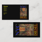 CARTE DE VISITE NYC DIESEL (Devant / Derrière)
