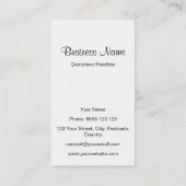 Carte De Visite Nymphes et satyre, William-Adolphe Bouguereau (Dos)