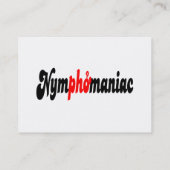 Carte De Visite Nymphomane (Dos)