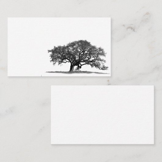 CARTE DE VISITE OAK TREE (Devant / Derrière)