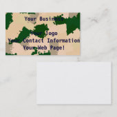 Carte De Visite Oasis Camo du désert (Devant / Derrière)