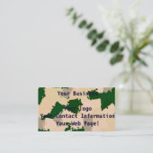 Carte De Visite Oasis Camo du désert (Debout devant)
