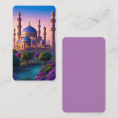 Carte De Visite Oasis du Signet du château de Minaret (Devant / Derrière)